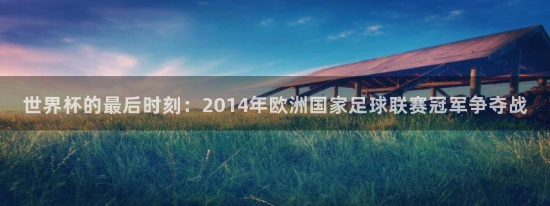 世界杯在线直播入口：世界杯的最后时刻：2014年欧洲国家足球联赛冠军争夺战